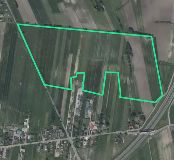 Magazyn Grunt produkcyjny w Górce Pabianickiej, 22 ha